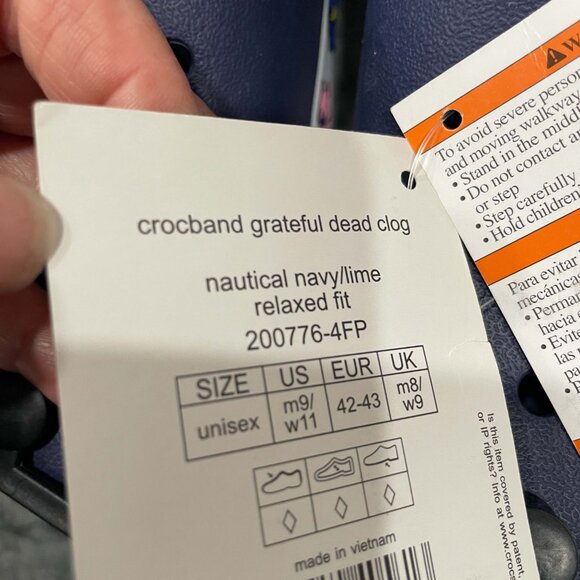 Grateful Dead, CROCS, 50th Anniversary Limited Edition NEW - NWT main image 4